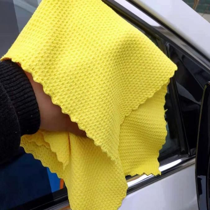 microfiber waffle weave car drying towels